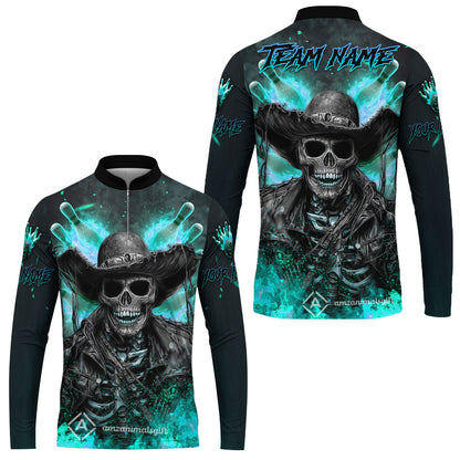Long Sleeve Jersey Shirt||Turquoise