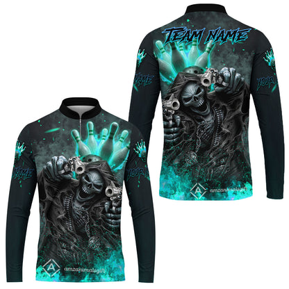 Long Sleeve Jersey Shirt||Turquoise