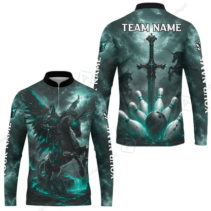 Long Sleeve Jersey Shirt||Turquoise