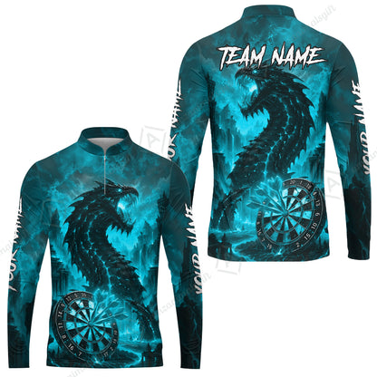 Long Sleeve Jersey Shirt||Turquoise