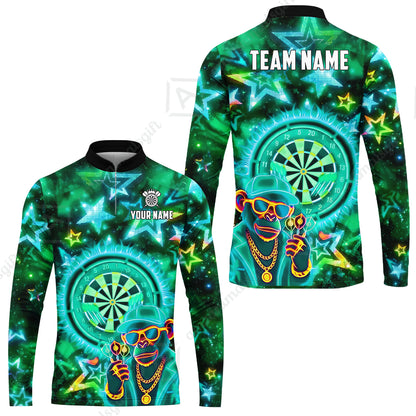 Long Sleeve Jersey Shirt||Turquoise