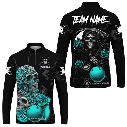 Long Sleeve Jersey Shirt||Turquoise