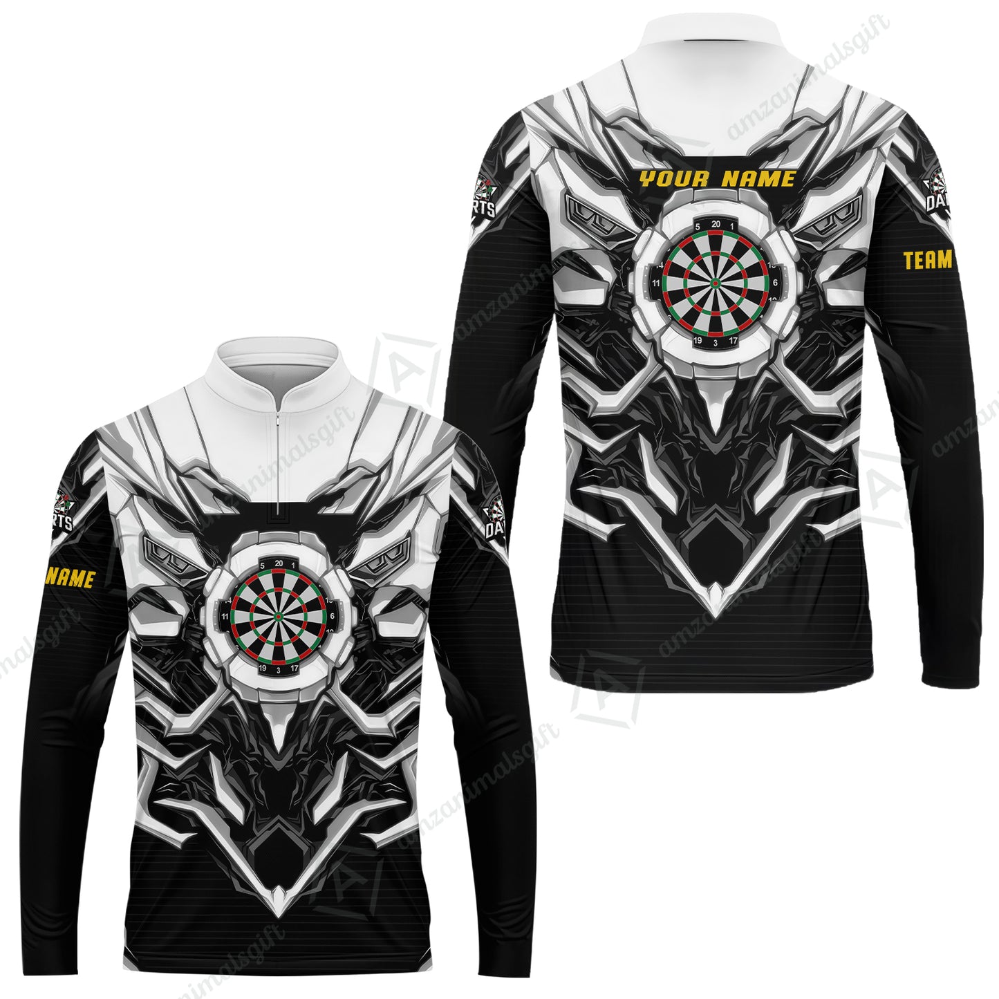 Long Sleeve Jersey Shirt||White