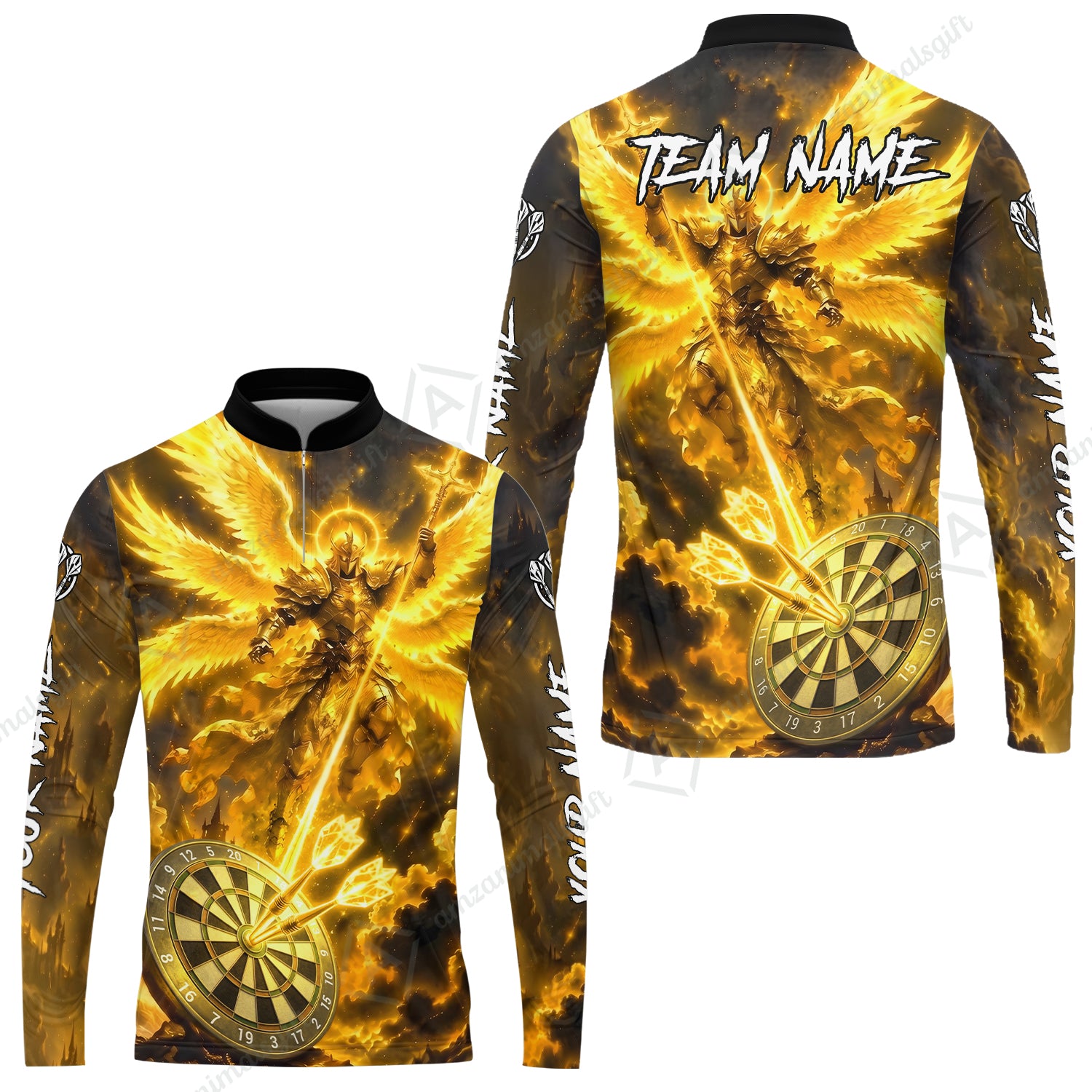 Long Sleeve Jersey Shirt||Yellow