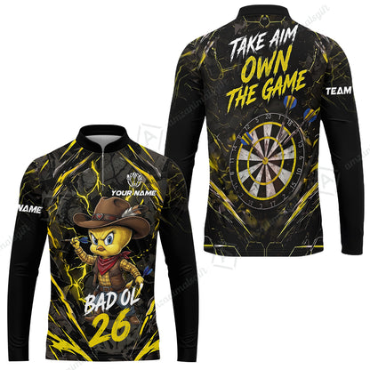 Long Sleeve Jersey Shirt||Yellow