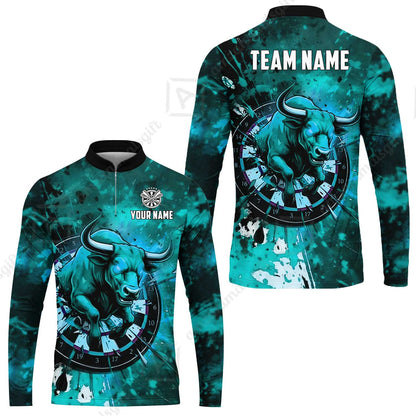 Custom Darts Team Jersey, Personalized Raging Bull Jersey Shirt For Players With Name & Team Name