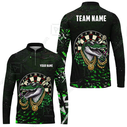 Custom Darts Team Jersey, Personalized Alligator Dart Jersey Shirt For Players With Name & Team Name