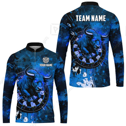 Custom Darts Team Jersey, Personalized Raging Bull Jersey Shirt For Players With Name & Team Name