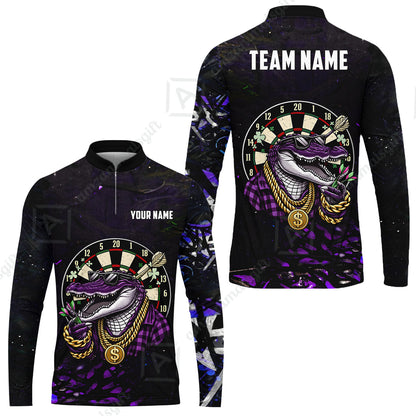 Custom Darts Team Jersey, Personalized Alligator Dart Jersey Shirt For Players With Name & Team Name