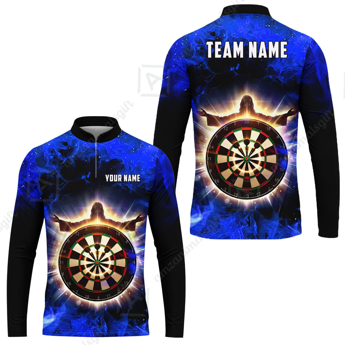 Custom Darts Team Jersey, Personalized Heavenly Strike Dart Polo Shirt For Players With Name & Team Name
