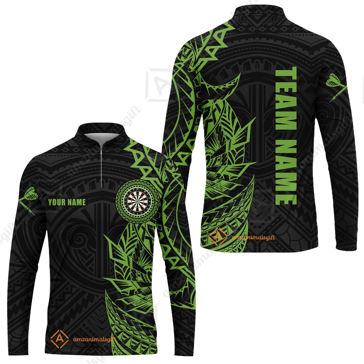 Custom Tribal Darts Team Men Polo Shirts, Darts uniforms Tribal Darts Personalized Name And Team Name