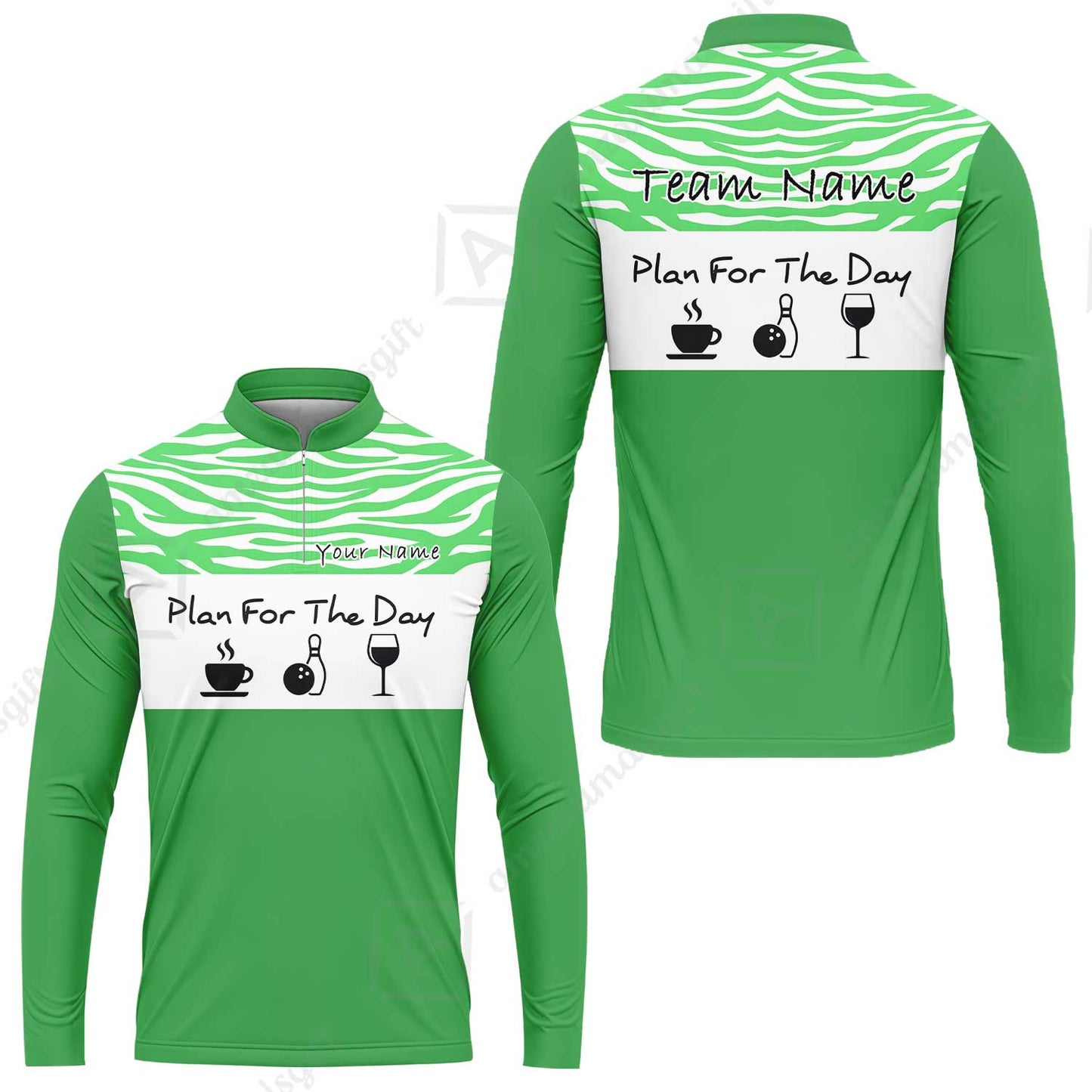 Custom Bowling Jersey Polo Shirt, Pink Zebra Pattern Bowling, Custom Bowling Jersey Team Shirt For Players With Name & Team Name