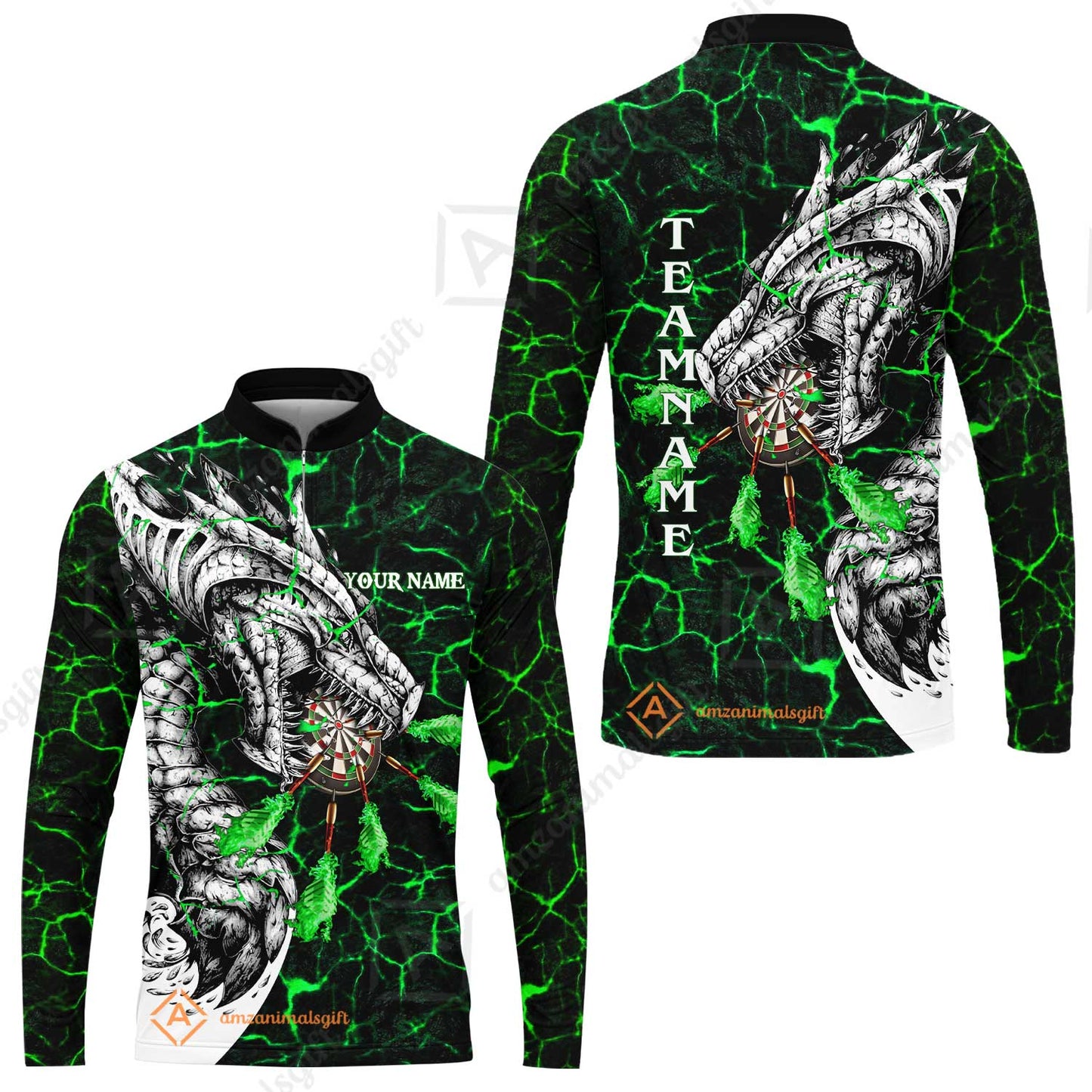 Customized Magma Dragon Darts Long Sleeve Jersey, Custom Darts For Team Long Sleeve Jersey For Men, Perfect Gift For Darts Lovers, Darts Players