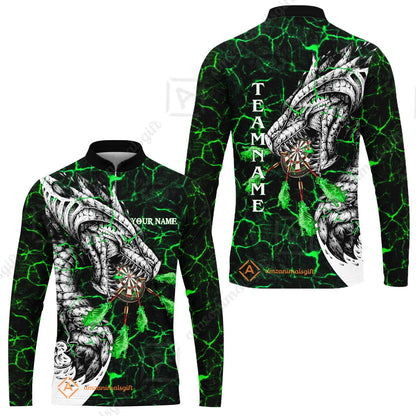 Customized Magma Dragon Darts Long Sleeve Jersey, Custom Darts For Team Long Sleeve Jersey For Men, Perfect Gift For Darts Lovers, Darts Players
