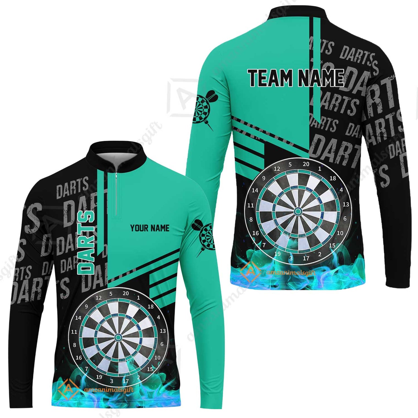 Custom Fire Darts Men Polo Team Shirts, Custom Darts League Team Jersey Polo , Custom Darts Team Jerseys Uniform
