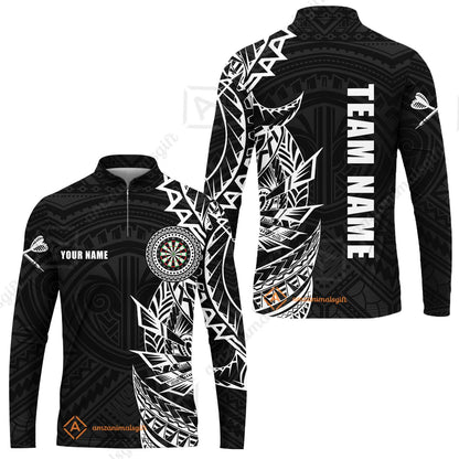 Custom Tribal Darts Team Men Polo Shirts, Darts uniforms Tribal Darts Personalized Name And Team Name