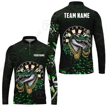 Custom Darts Team Jersey, Personalized Alligator Dart Jersey Shirt For Players With Name & Team Name