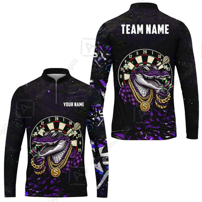 Custom Darts Team Jersey, Personalized Alligator Dart Jersey Shirt For Players With Name & Team Name