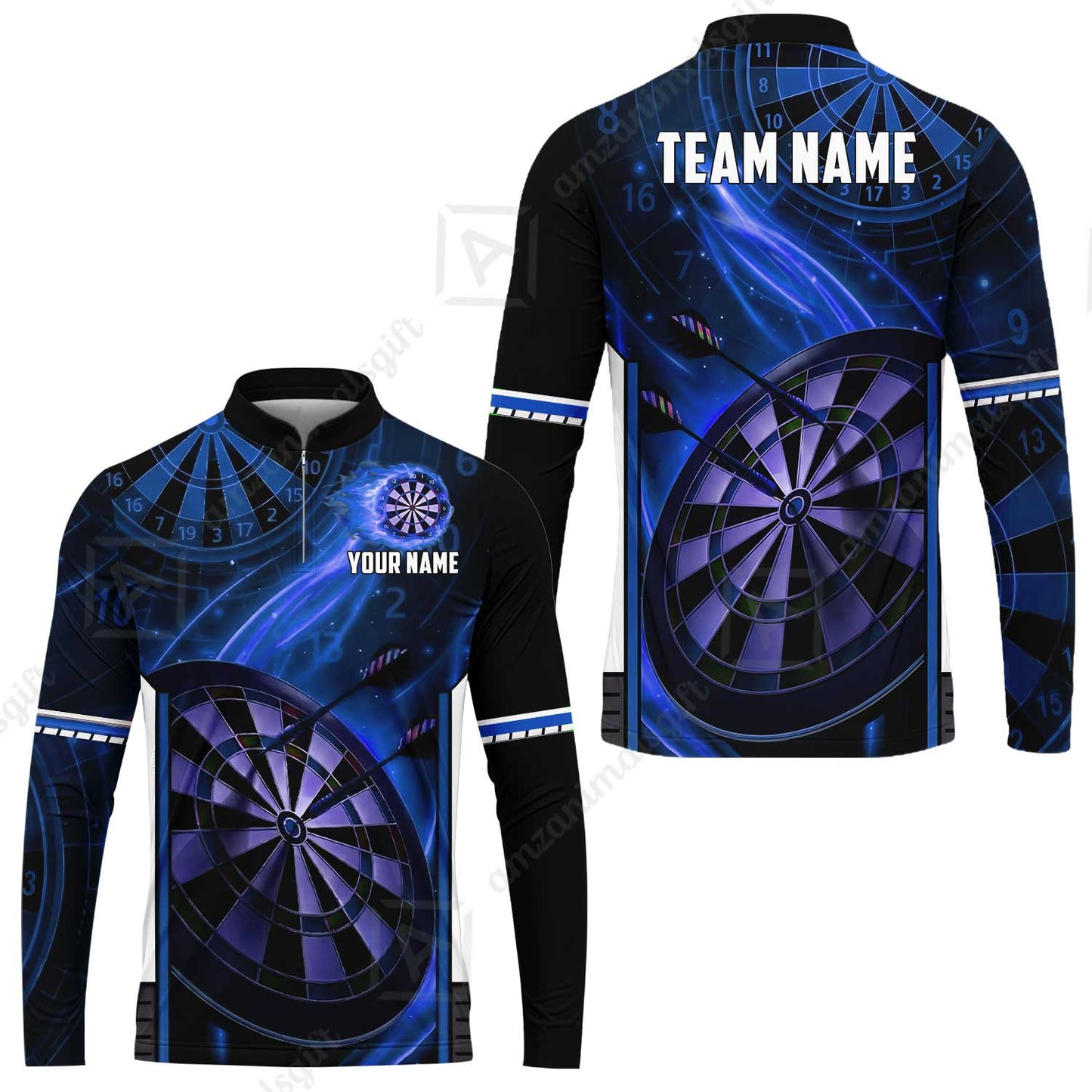 Custom Darts Team Jersey, Personalized Galaxy Darts Team Shirt For Players With Name & Team Name