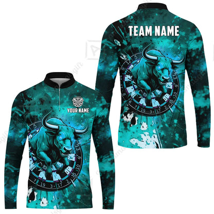 Custom Darts Team Jersey, Personalized Raging Bull Jersey Shirt For Players With Name & Team Name
