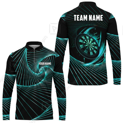 Custom Darts Team Jersey, Personalized Dark Flame Dart Polo Shirt For Players With Name & Team Name