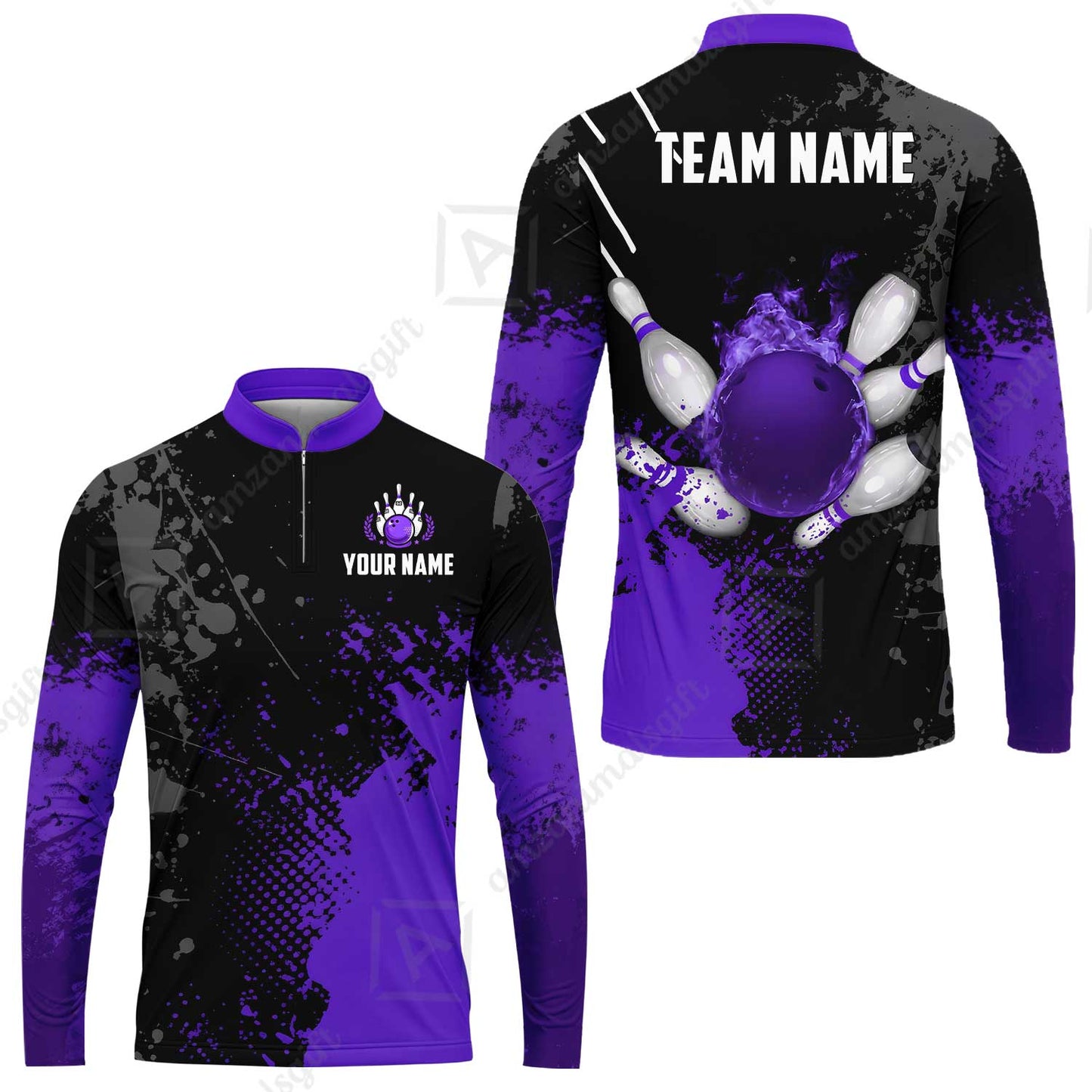 Custom Bowling Jersey Polo Shirt, Fire Ball Bowling, Custom Bowling Jersey Team Shirt For Players With Name & Team Name