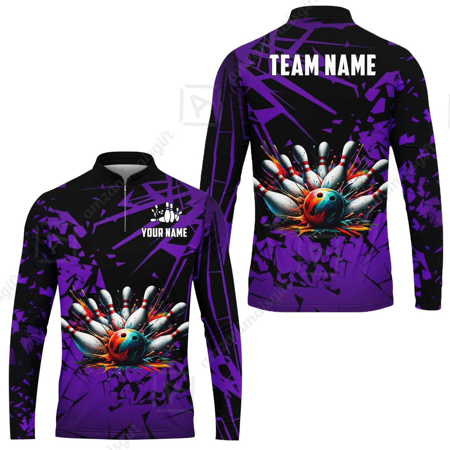 Custom Bowling Jersey Polo Shirt, Strike Explosion Bowling, Custom Bowling Jersey Team Shirt For Players With Name & Team Name