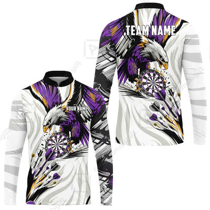 Custom Darts Team Jersey, Personalized Eagle Strike Dart Polo Shirt For Players With Name & Team Name