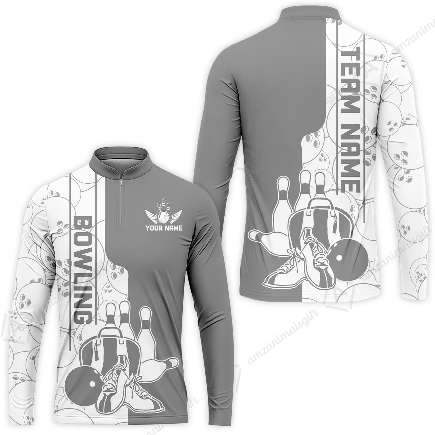 Custom Bowling Team Jersey Bowling Shoes Polo Shirts, Bowling Team Uniforms, Personalized Name And Team Name