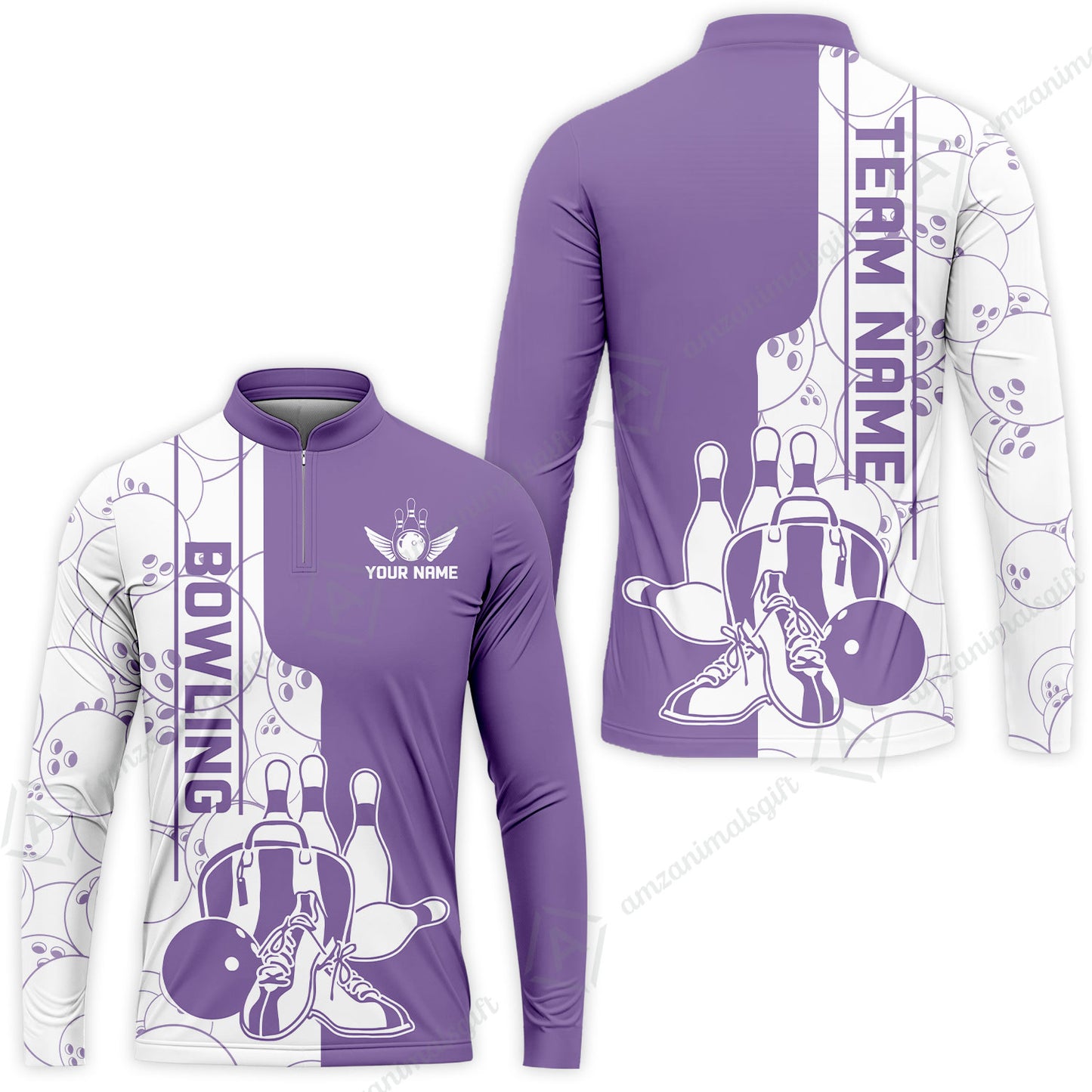 Custom Bowling Team Jersey Bowling Shoes Polo Shirts, Bowling Team Uniforms, Personalized Name And Team Name