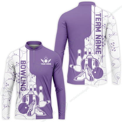 Custom Bowling Team Jersey Bowling Shoes Polo Shirts, Bowling Team Uniforms, Personalized Name And Team Name