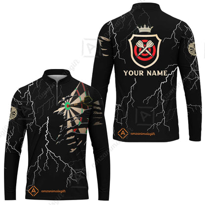 Darts Custom Name Men Polo Shirt, Darts Target Personalized Men Polo Shirt Gift For Darts Lovers, Friend, Team, Darts Player