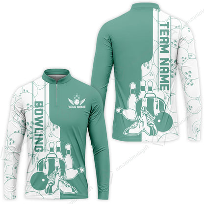 Custom Bowling Team Jersey Bowling Shoes Polo Shirts, Bowling Team Uniforms, Personalized Name And Team Name