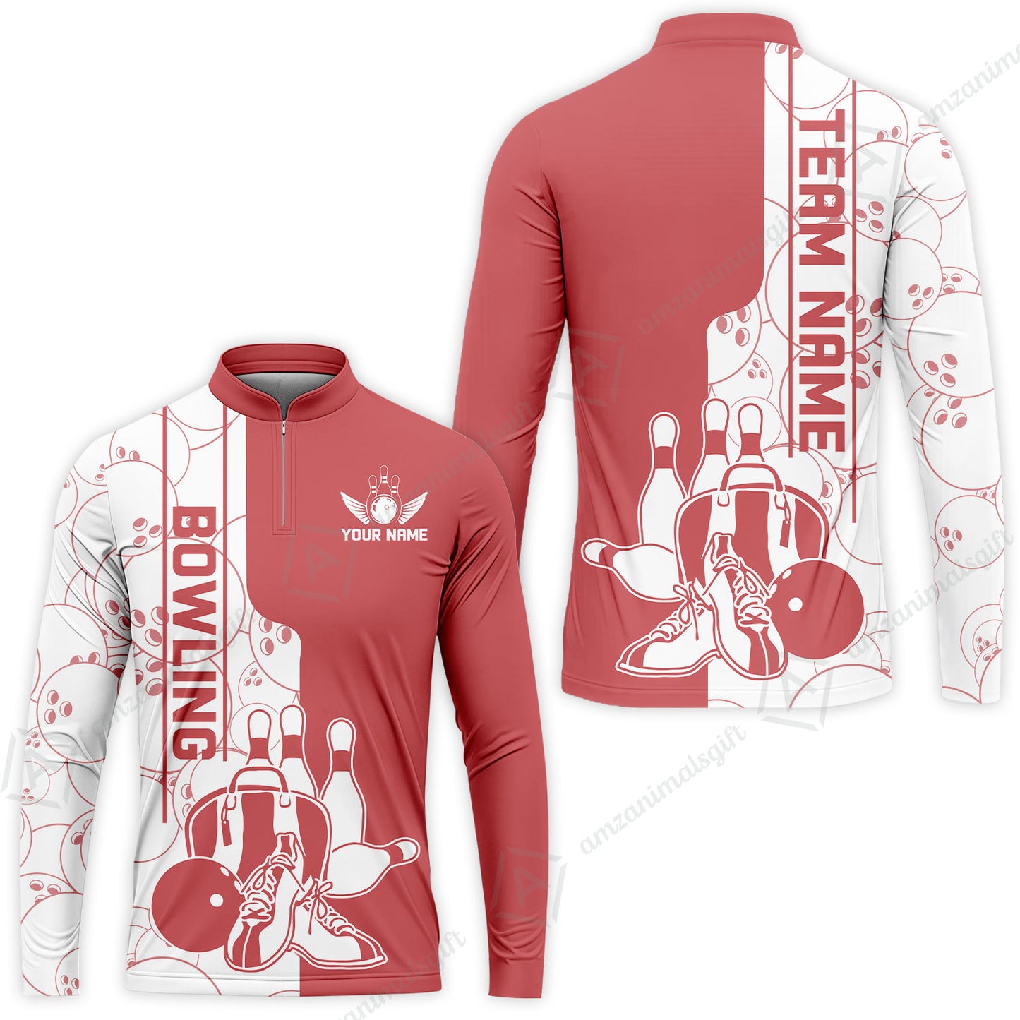 Custom Bowling Team Jersey Bowling Shoes Polo Shirts, Bowling Team Uniforms, Personalized Name And Team Name