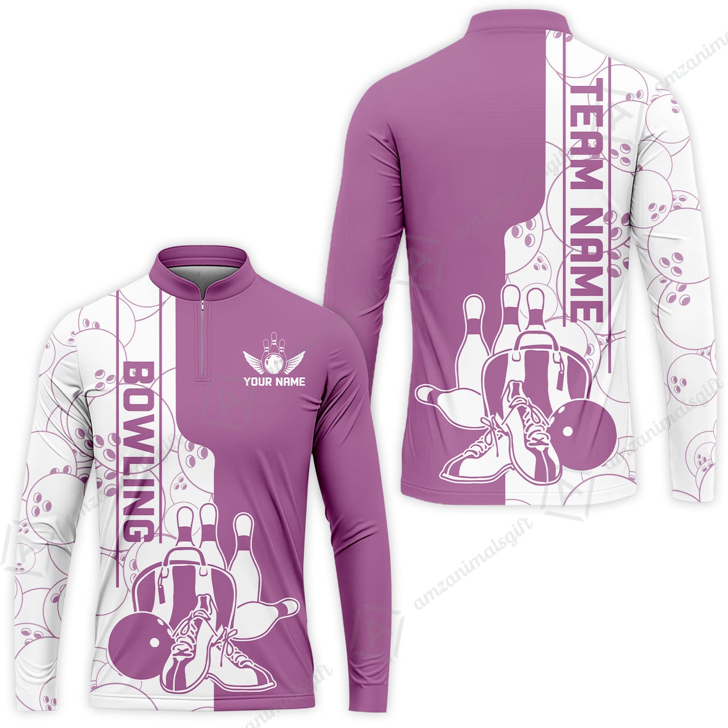 Custom Bowling Team Jersey Bowling Shoes Polo Shirts, Bowling Team Uniforms, Personalized Name And Team Name