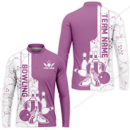 Custom Bowling Team Jersey Bowling Shoes Polo Shirts, Bowling Team Uniforms, Personalized Name And Team Name