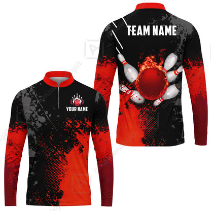 Custom Bowling Jersey Polo Shirt, Fire Ball Bowling, Custom Bowling Jersey Team Shirt For Players With Name & Team Name