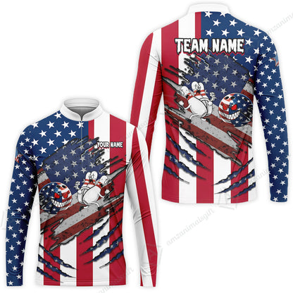 Custom Bowling Jersey Polo Shirt, Monster Strike Bowling Custom Bowling Jersey Team Shirt For Players With Name & Team Name