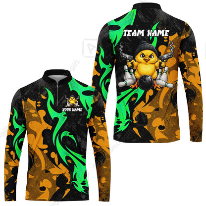Custom Bowling Jersey Polo Shirt, Baby Gangsters, Custom Bowling Jersey Team Shirt For Players With Name and Team Name