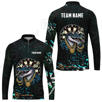 Custom Darts Team Jersey, Personalized Alligator Dart Jersey Shirt For Players With Name & Team Name
