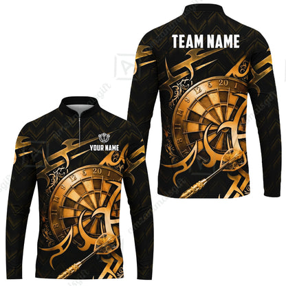 Custom Darts Jersey Polo Shirt, Tribal Darts & Mechanical Inferno, Custom Dart Jersey Team Shirt For Players With Name & Team Name