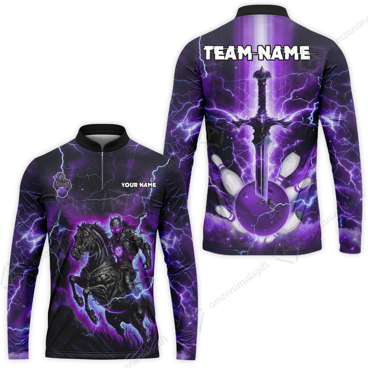 Custom Bowling Jersey Polo Shirt, Dark Knight Bowling, Custom Bowling Jersey Team Shirt For Players With Name & Team Name