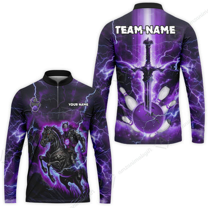 Custom Bowling Jersey Polo Shirt, Dark Knight Bowling, Custom Bowling Jersey Team Shirt For Players With Name & Team Name