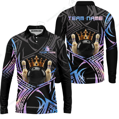Long Sleeve Polo Shirt||Colorful