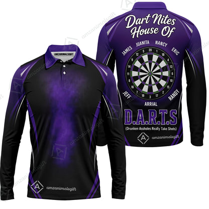 Long Sleeve Polo Shirt||
