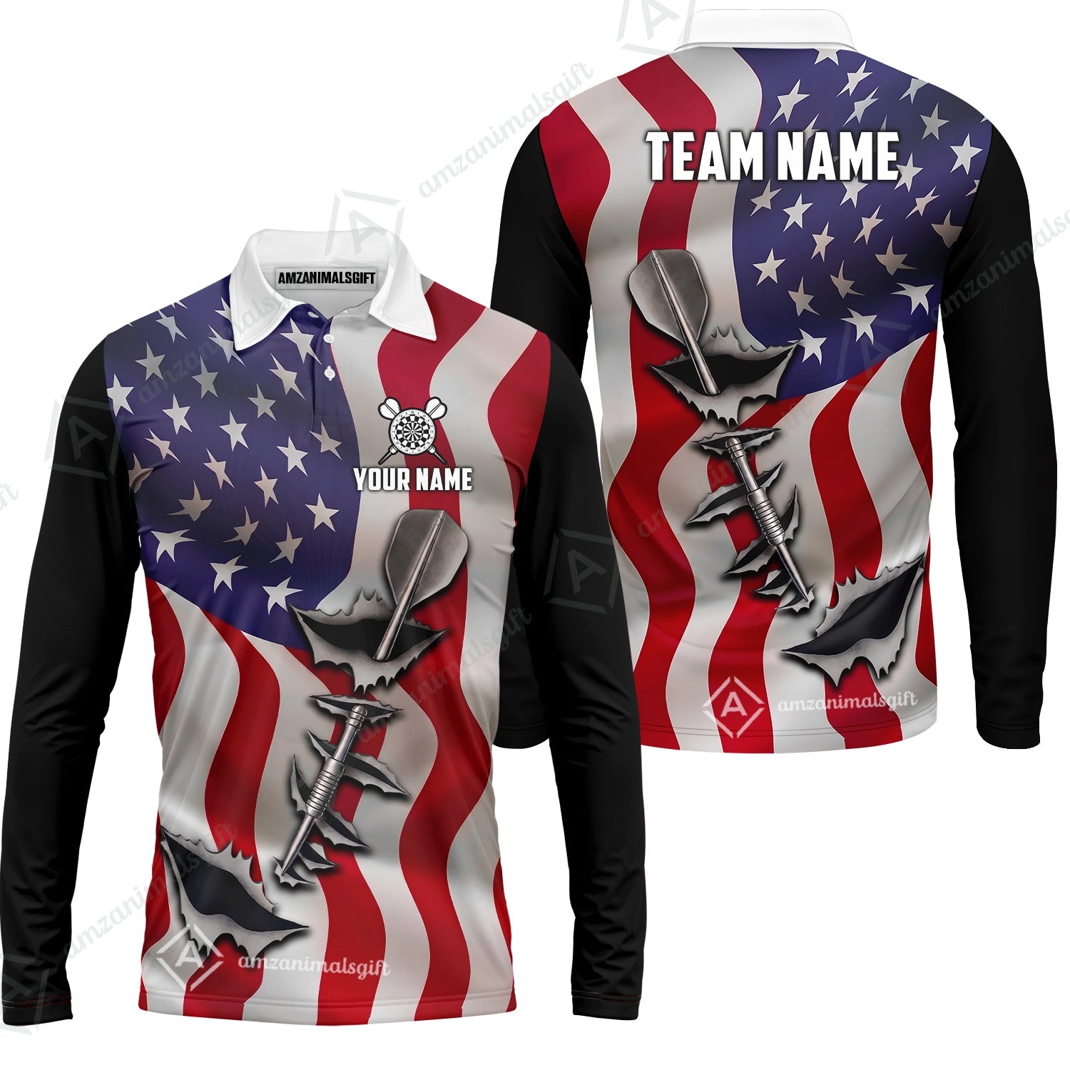 Long Sleeve Polo Shirt||