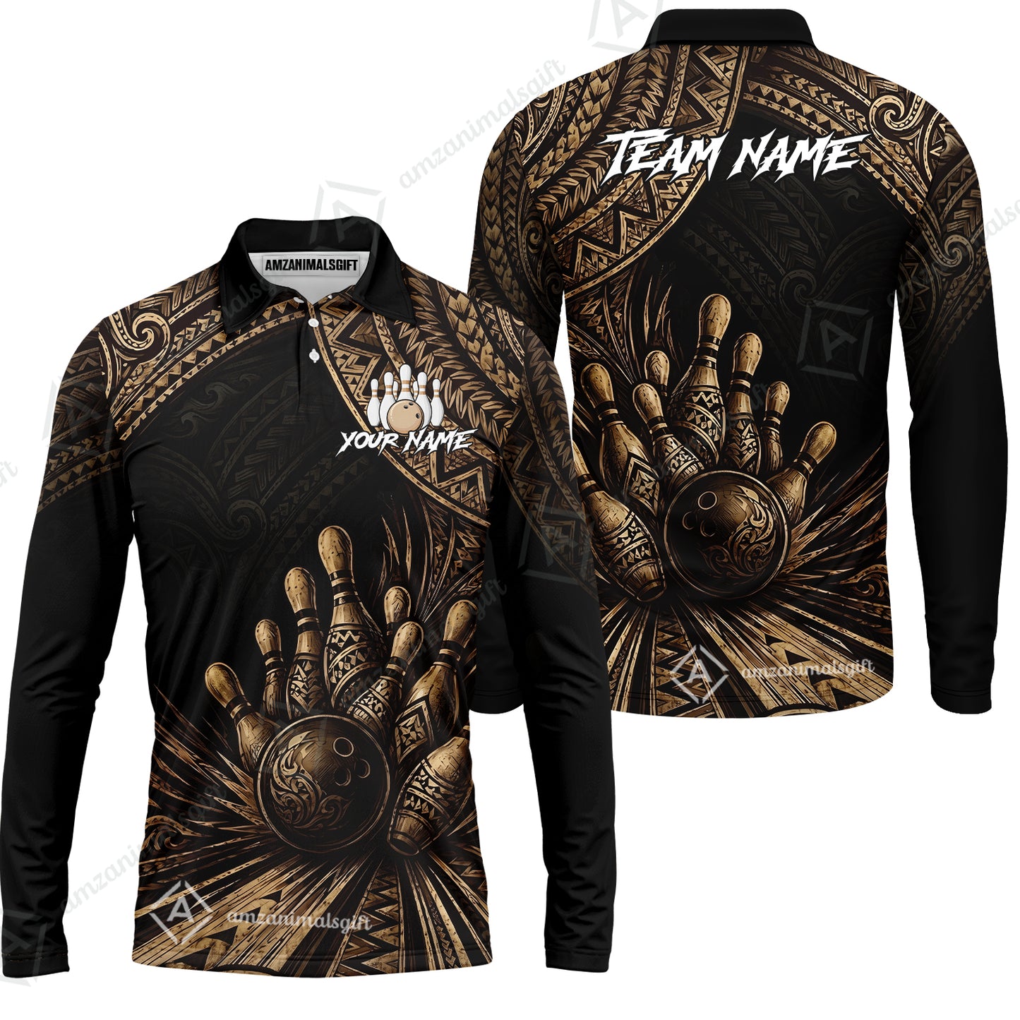 Long Sleeve Polo Shirt||