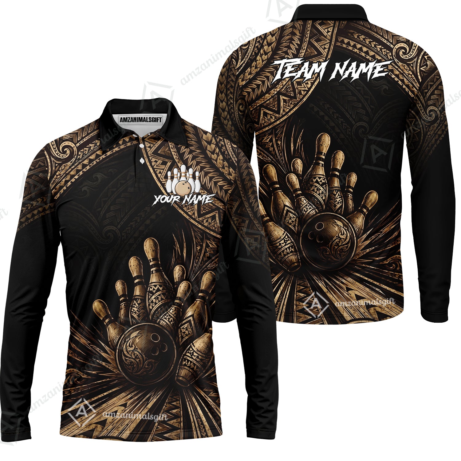 Long Sleeve Polo Shirt||