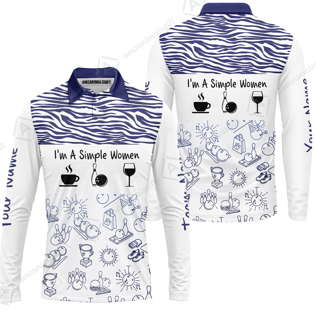 Long Sleeve Polo Shirt||