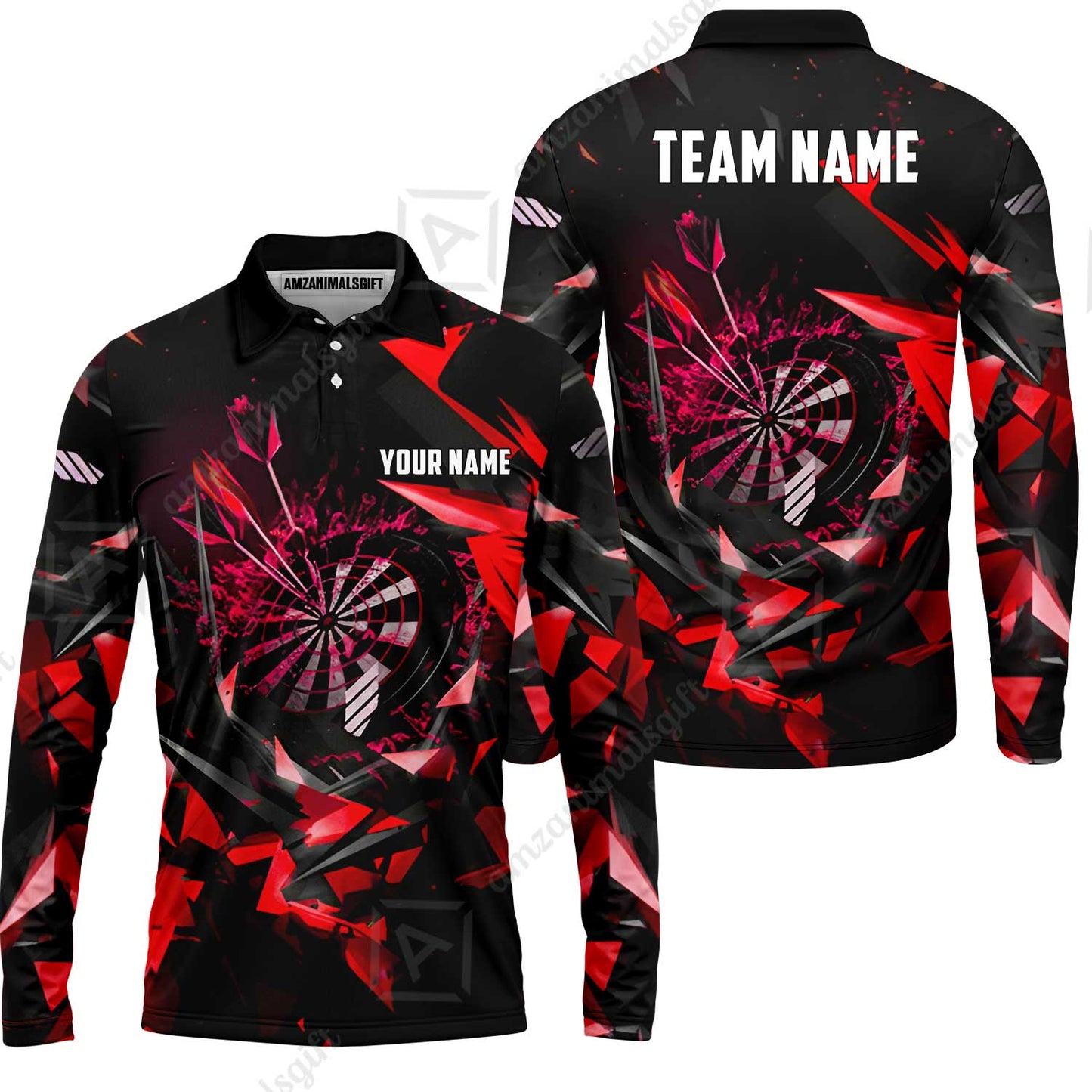 Custom Darts Team Jersey, Personalized Fury Dart Jersey Shirt For Players With Name & Team Name